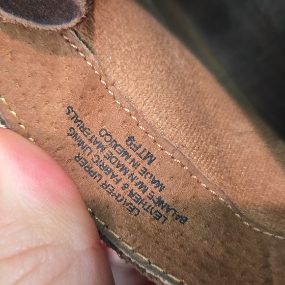 Born Women Brown Leather Ankle Boots Shoes Sz 8 - Picture 8 of 12